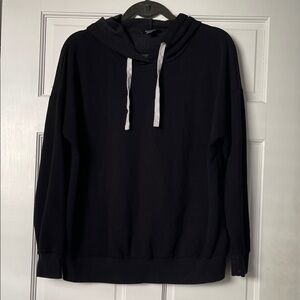 Buffalo David Bitton Black Hoodie with White Accents
